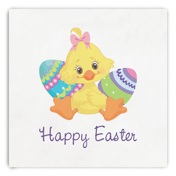 Custom Happy Easter Paper Dinner Napkins (Personalized)