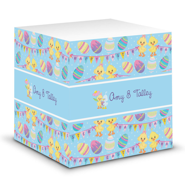 Custom Happy Easter Sticky Note Cube (Personalized)