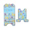 Happy Easter Stylized Phone Stand - Front & Back - Large