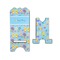 Happy Easter Stylized Phone Stand - Front & Back - Small