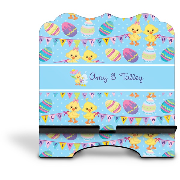 Happy Easter Stylized Tablet Stand - Front without iPad