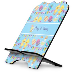 Happy Easter Stylized Tablet Stand (Personalized)