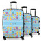 Happy Easter 3 Piece Luggage Set - 20" Carry On, 24" Medium Checked, 28" Large Checked (Personalized)