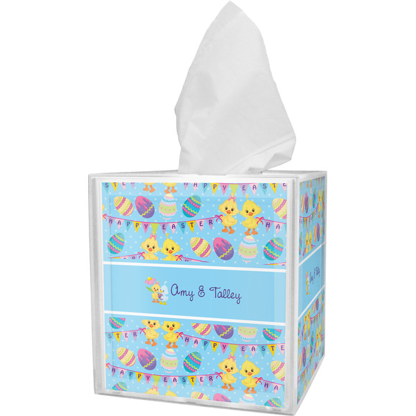 Custom Happy Easter Tissue Box Cover (Personalized)