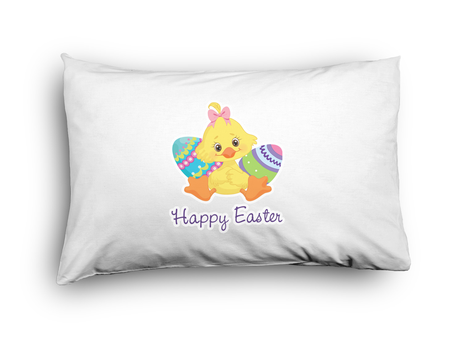 Set Of 4 Happy Easter "Be Hoppy" Rabbit Throw Pillow Covers - 16x16 Inch, Black Background, Sofa Decor - View #9