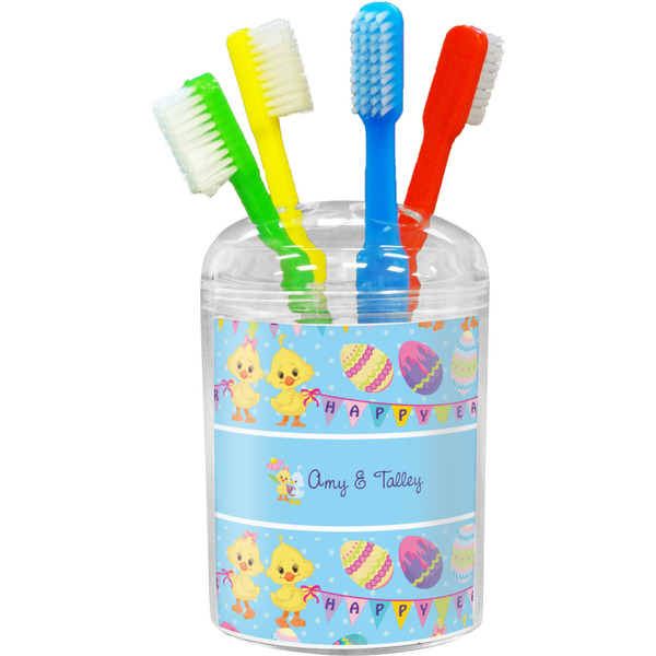 Custom Happy Easter Toothbrush Holder (Personalized)