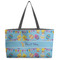 Happy Easter Tote w/Black Handles - Front View