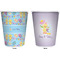 Happy Easter Trash Can White - Front and Back - Apvl