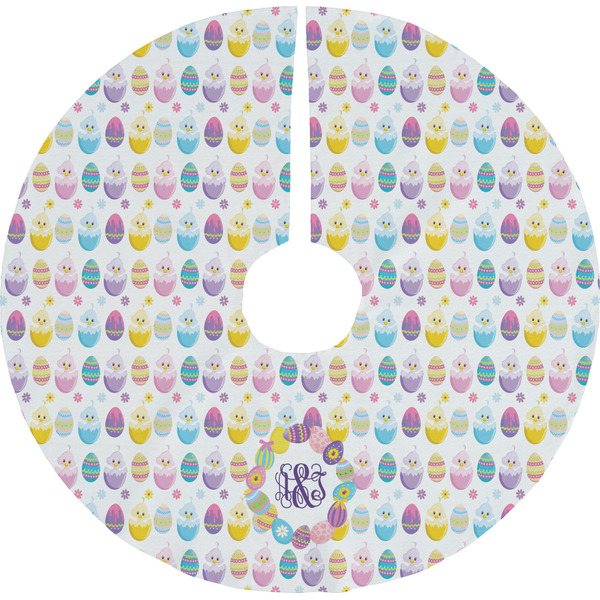 Custom Happy Easter Tree Skirt (Personalized)