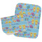 Happy Easter Two Rectangle Burp Cloths - Open & Folded