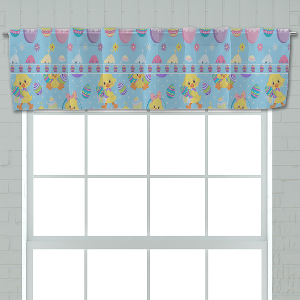 Happy Easter Valance - Closeup on window