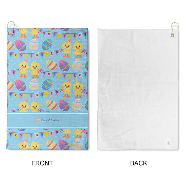 Happy Easter Waffle Weave Golf Towel - Approval