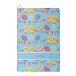 Happy Easter Waffle Weave Golf Towel (Personalized)