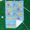 Happy Easter Waffle Weave Golf Towel - In Context