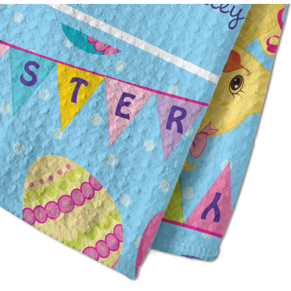 Happy Easter Waffle Weave Towel - Closeup of Material Image