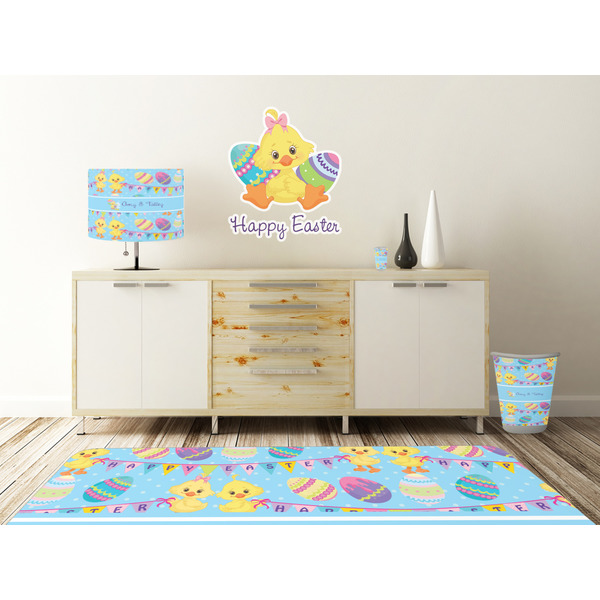 Happy Easter Wall Graphic Decal Wooden Desk
