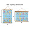 Happy Easter Wall Hanging Tapestries - Parent/Sizing