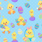 Happy Easter Wallpaper & Surface Covering (Peel & Stick 24"x 24" Sample)