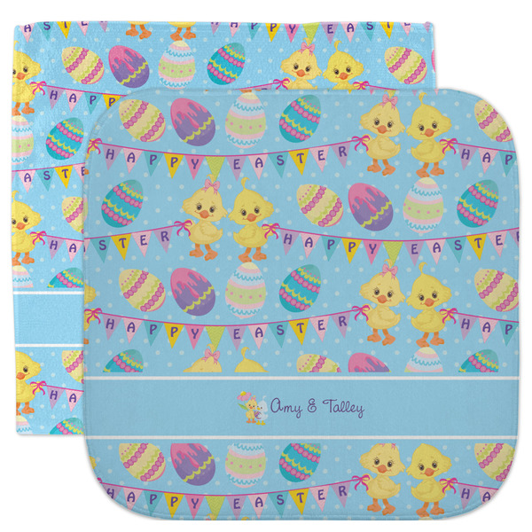 Custom Happy Easter Facecloth / Wash Cloth (Personalized)