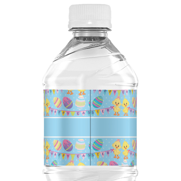 Happy Easter Water Bottle Label - Back View