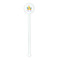 Happy Easter White Plastic 5.5" Stir Stick - Round - Single Stick