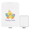 Happy Easter White Treat Bag - Front & Back View