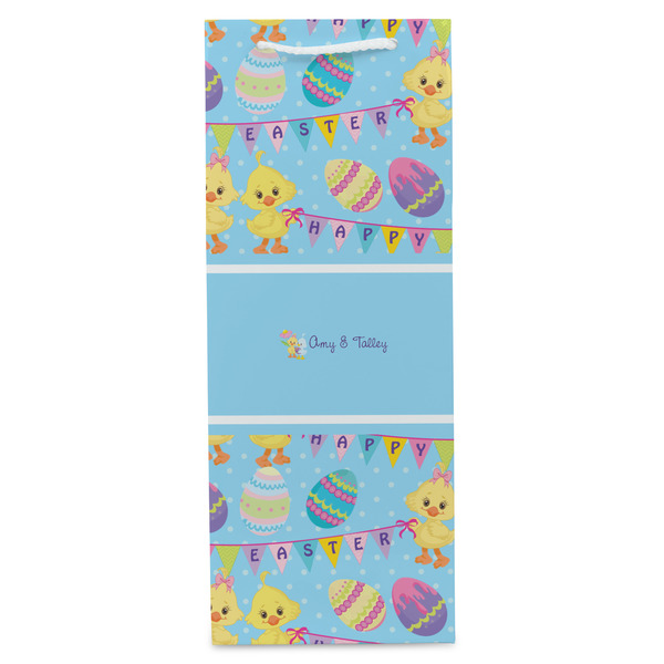 Happy Easter Wine Gift Bag - Matte - Front
