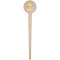 Happy Easter Wooden 4" Food Pick - Round - Single Pick