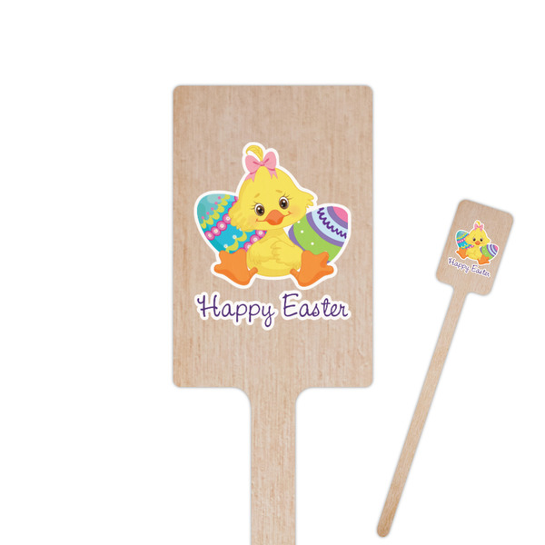 Custom Happy Easter Rectangle Wooden Stir Sticks (Personalized)