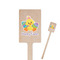 Happy Easter 6.25" Rectangle Wooden Stir Sticks - Single Sided (Personalized)