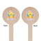 Happy Easter Wooden 6" Stir Stick - Round - Double Sided - Front & Back