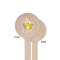 Happy Easter Wooden 6" Stir Stick - Round - Single Sided - Front & Back
