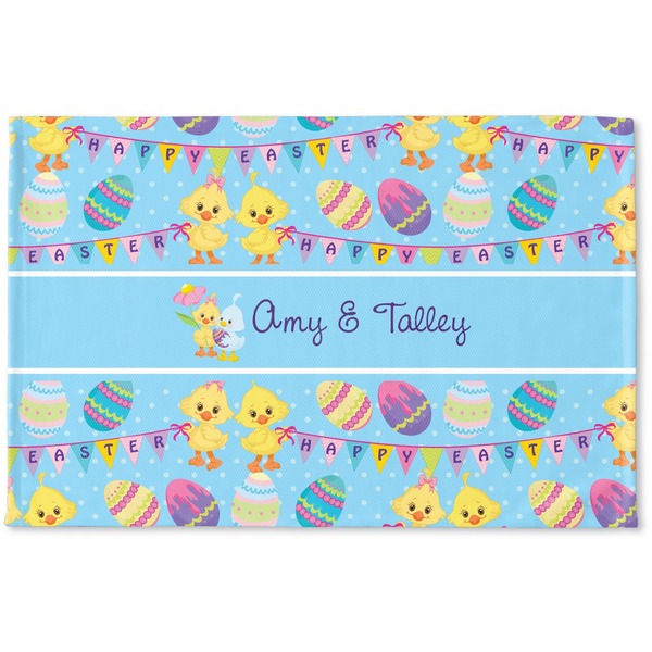 Custom Happy Easter Woven Mat (Personalized)