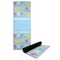 Happy Easter Yoga Mat with Black Rubber Back Full Print View