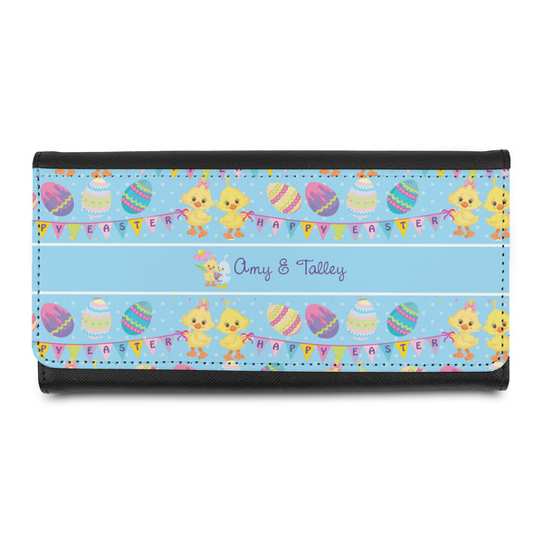 Custom Happy Easter Leatherette Ladies Wallet (Personalized)