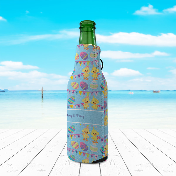 Happy Easter Zipper Bottle Cooler - LIFESTYLE
