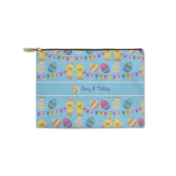 Custom Happy Easter Zipper Pouch - Small - 8.5"x6" (Personalized)