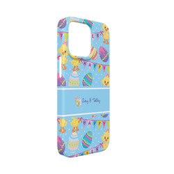 Happy Easter iPhone Case - Plastic - iPhone 13 Mini (Personalized)