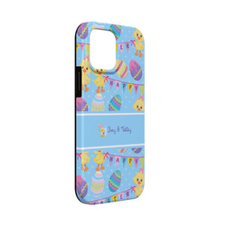 Happy Easter iPhone Case - Rubber Lined - iPhone 13 Mini (Personalized)