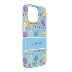 Happy Easter iPhone Case - Plastic - iPhone 13 Pro Max (Personalized)