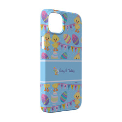 Happy Easter iPhone Case - Plastic - iPhone 14 (Personalized)
