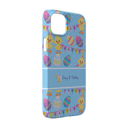 Happy Easter iPhone Case - Plastic - iPhone 14 Pro (Personalized)
