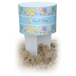 Happy Easter White Beach Spiker Drink Holder (Personalized)