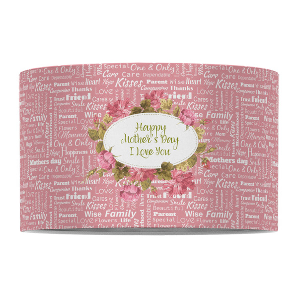 Mother's Day 12" Drum Lampshade - FRONT (Fabric)