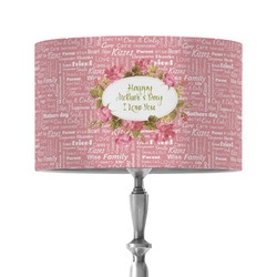 Mother's Day 12" Drum Lamp Shade - Fabric