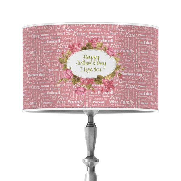Custom Mother's Day 12" Drum Lamp Shade - Poly-film
