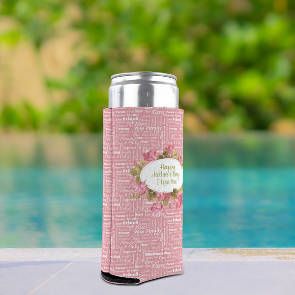 Mother's Day Can Cooler - Tall 12oz - In Context