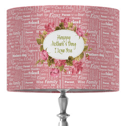 Mother's Day 16" Drum Lamp Shade - Fabric