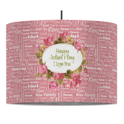 Mother's Day 16" Drum Pendant Lamp - Fabric