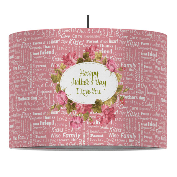 Custom Mother's Day Drum Pendant Lamp